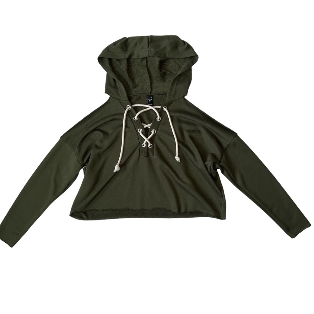 Windsor Long Sleeve Crop Hooded Sweater